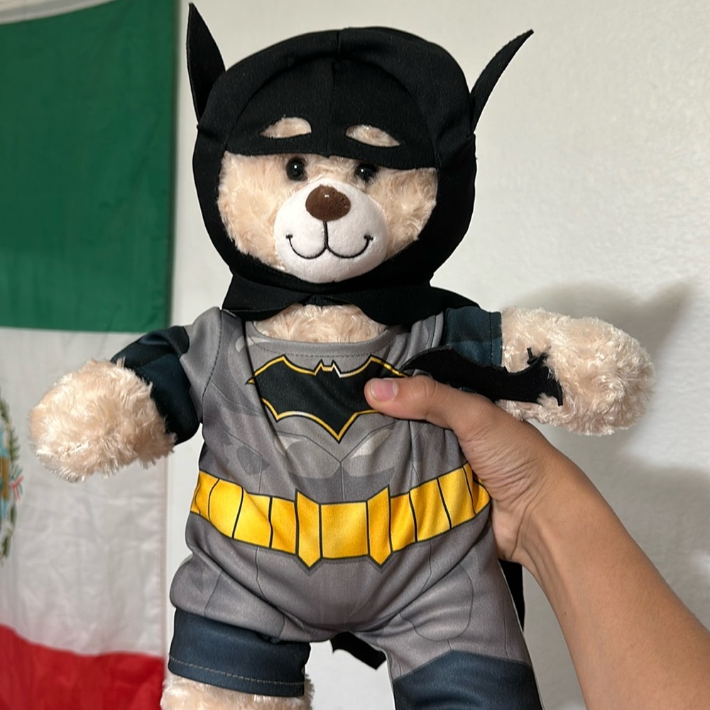 batman build a bear plush with cotton candy scent inside
